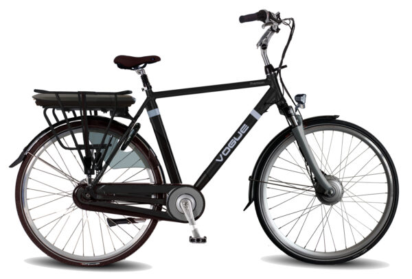 Vogue Premium Herenfiets 2020 zwart Voorwielmotor Framemaat 56cm 13V