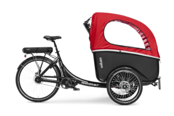 Winther_Bikes_cargo_E-cargo_Cargoo_Black_red_Shimano_STePS_Rside