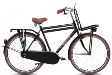 vogue transporter plus heren transportfiets mat zwart