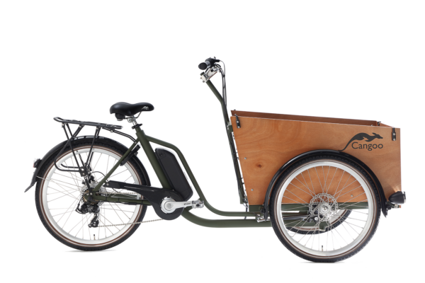 Elektrische Bakfiets Cangoo Easy 26 inch Army-naturel