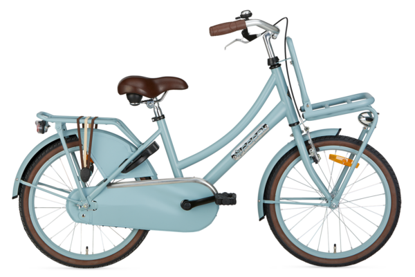 Popal daily Dutch meisjesfiets 20 inch transportfiets mat-blauw
