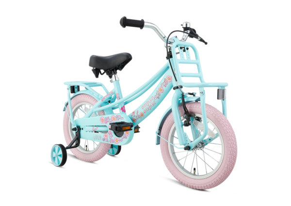 SuperSuper Lola 14 Meisjesfiets Mint Roze