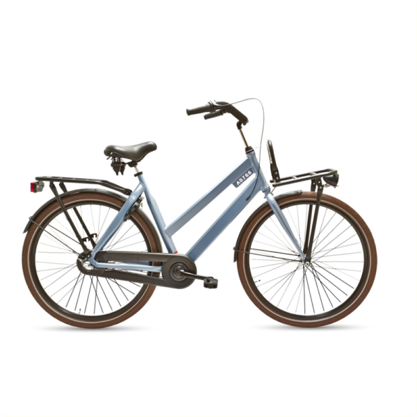 Avalon Style damesfiets transportfiets RN3 ijs Blauw vierkant frame