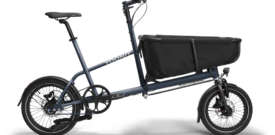 Yoonit Compacte Transportfiets Bakfiets Family – De Perfecte Fiets voor Gezinnen Storm Blue